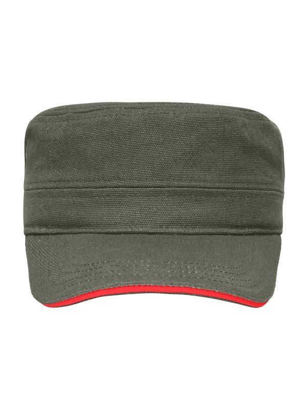 olive/red