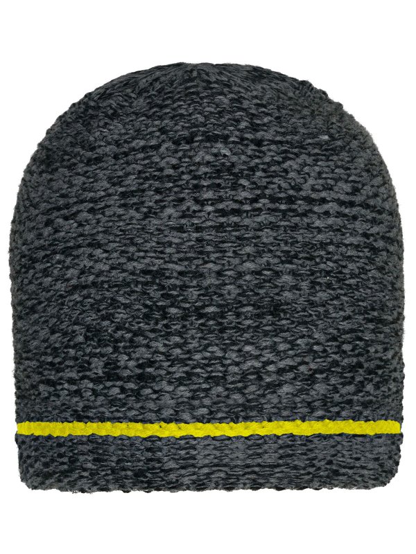 black-melange/yellow