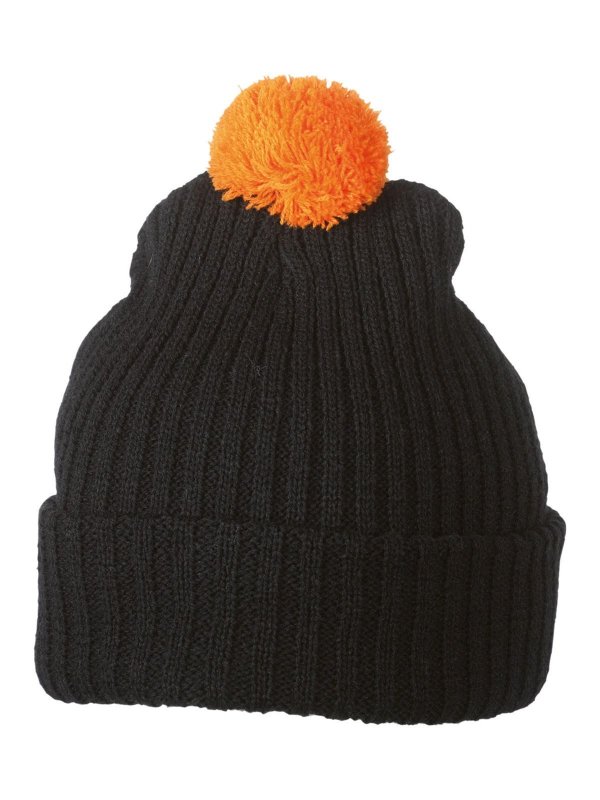 black/orange