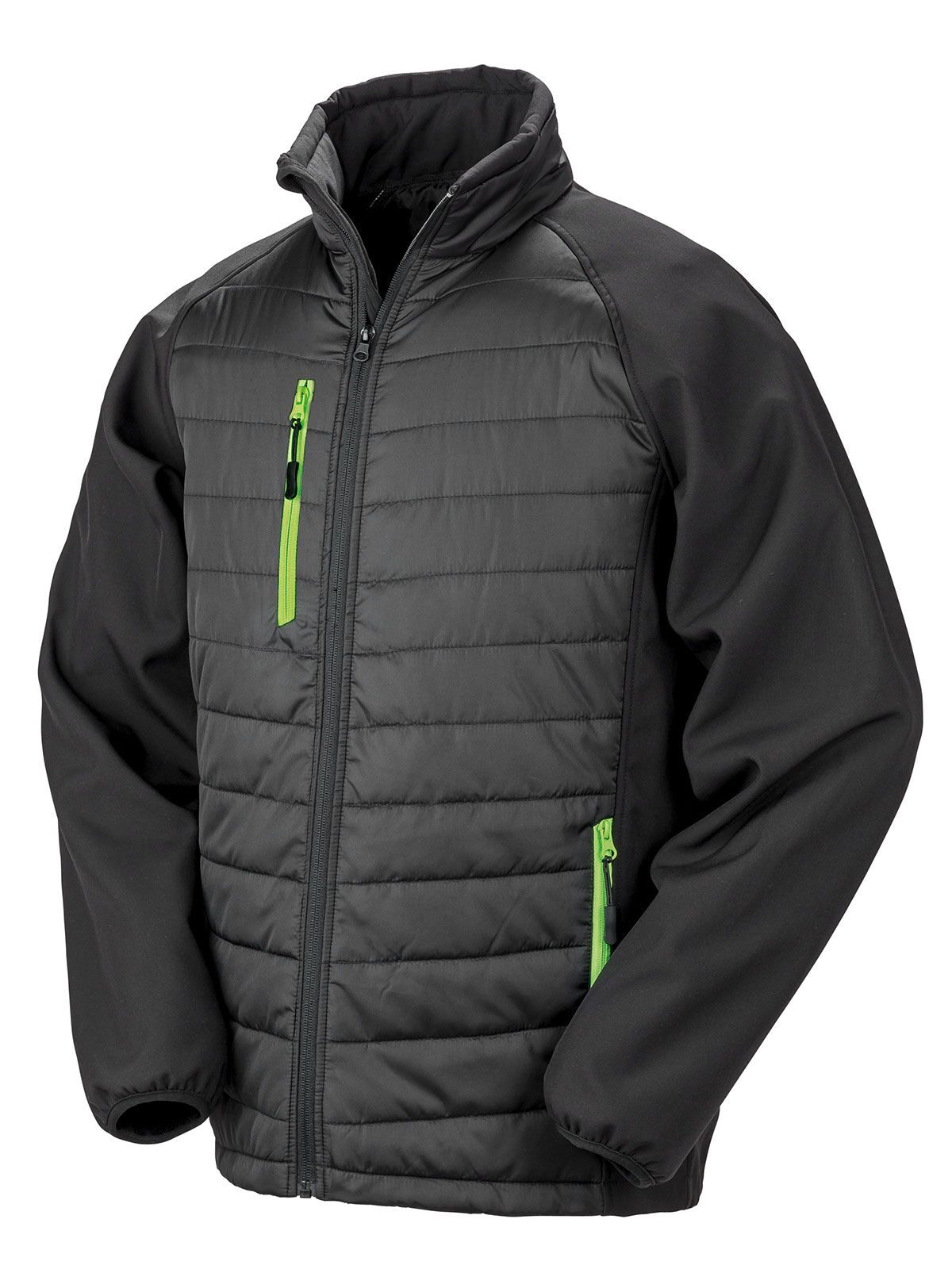 black/lime